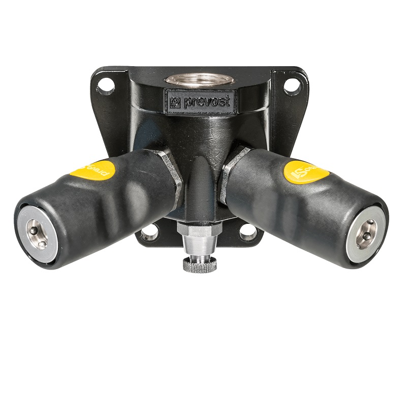 PREVOST-ROHRLEITUNGSDOSEN ARO 210 Eingang mit IG BSPP = G 1/2 Ausgang mit 2 Kupplungen = ASI 06