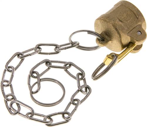 Kamlock-Verschlusskappe (DC) 1/2", Messing