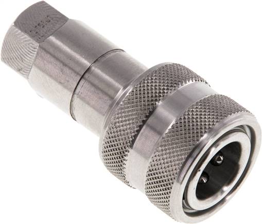 Hydraulikkupplung ISO 7241-1B, Muffe, G 1/8"(IG),Edelstahl