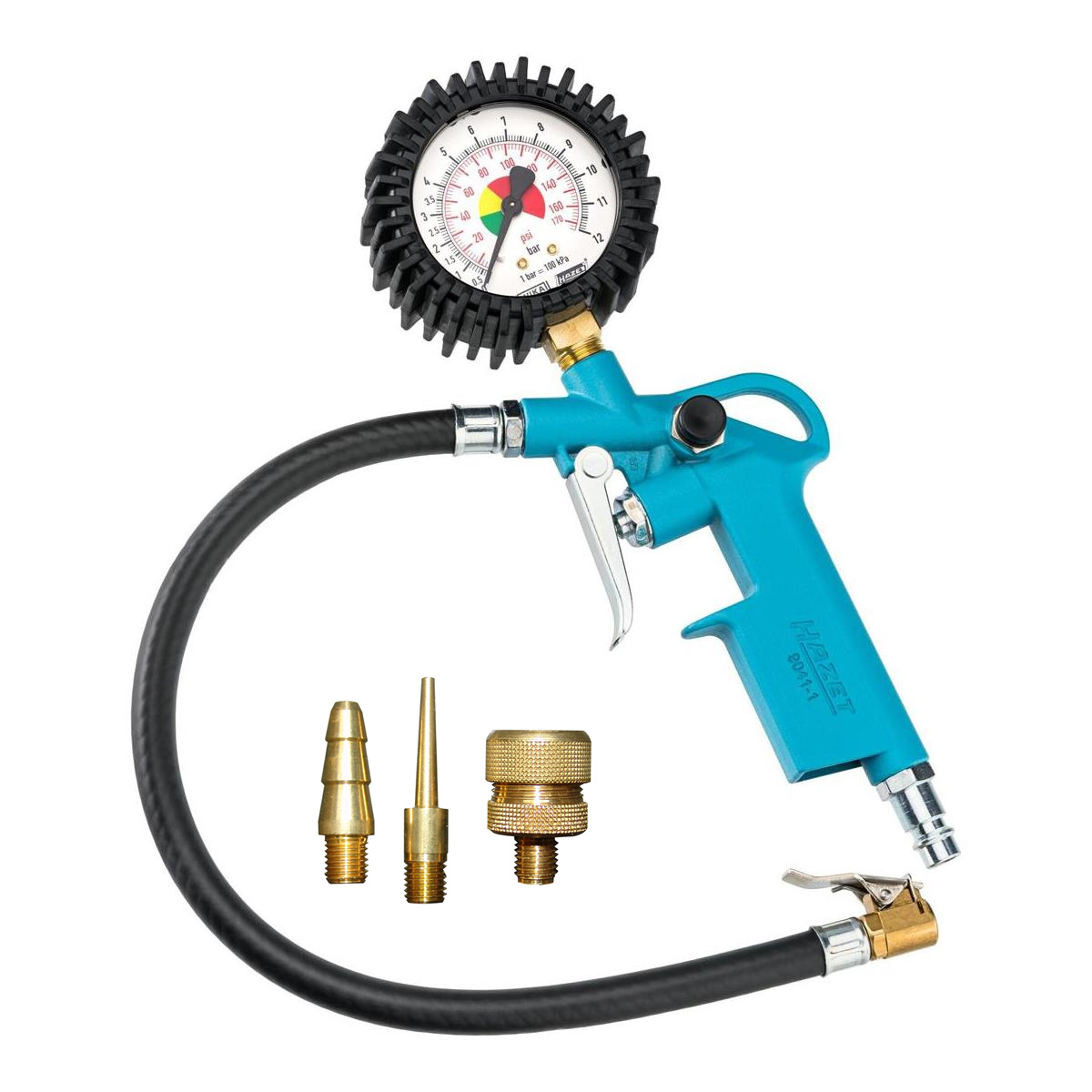 HAZET Reifenfüll-Messgerät 9041-1 + Adapter-Set