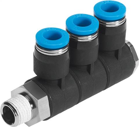 FESTO QSLV3-1/8-6 (153222) Mehrfachverteiler