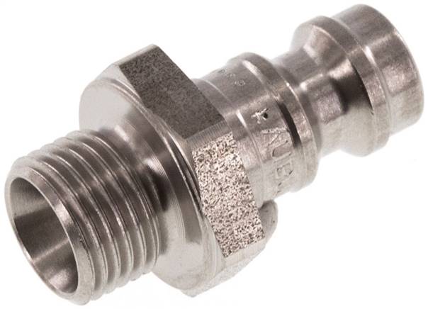 Kupplungsstecker (NW5) G 1/8"(AG), Edelstahl