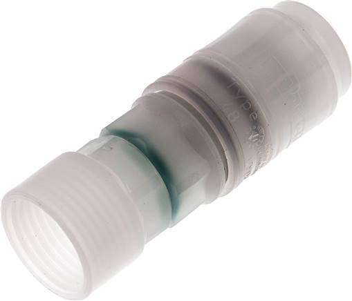 Schnellkupplung (NW7,2) G 1/2", PVDF (IG)