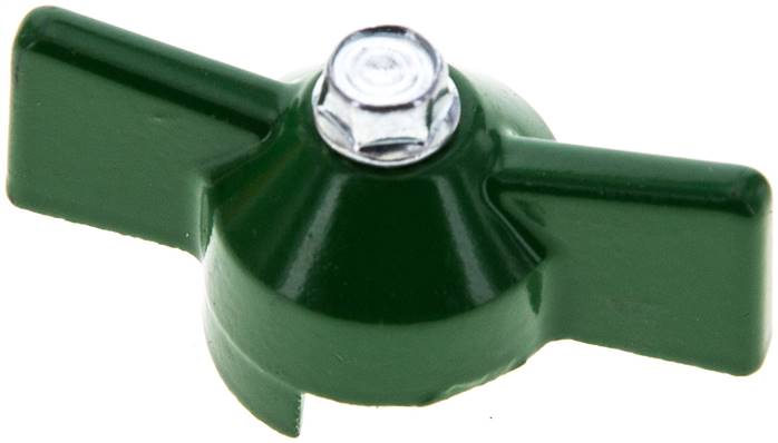 Kombigriff-grün, Größe 1, Knebel (Aluminium lackiert)