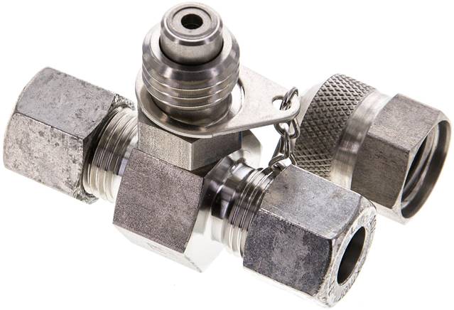 Messanschluss M16x2, 10 L (M16x1,5)-HD-Verschraubung, 1.4571