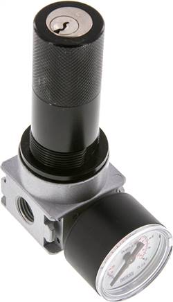 MULTIFIX Druckregler, G 1/4", 0,2 - 6bar, Baureihe 0, 600 l/min, abschließbar