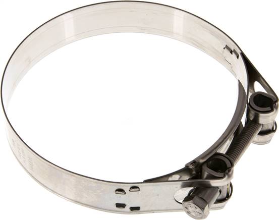 25mm Gelenkbolzenschelle, 121 - 130mm, 1.4301 (W4)