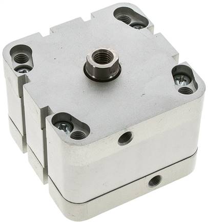 ISO 21287-Zylinder, doppeltw., Kolben 80mm, Hub 15mm, Kolbenstange mit IG