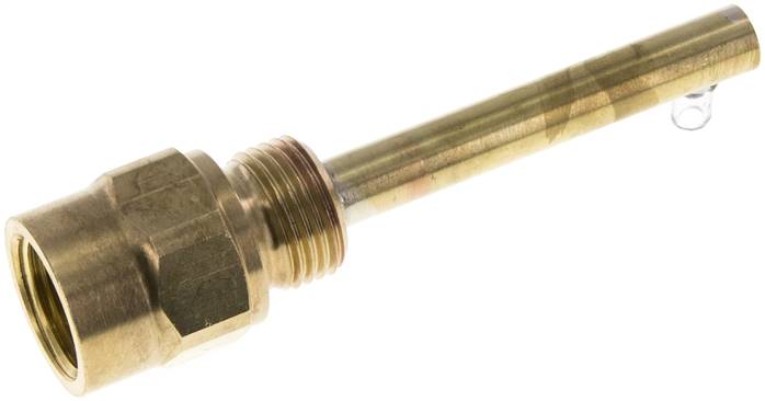 Schutzrohr zum Einschrauben (G 1/2"), 100mm, Cu-Legierung Typ TR 10012 CU