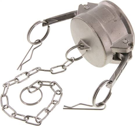 Kamlock-Verschlusskappe (DC) 2", Edelstahl (1.4408)