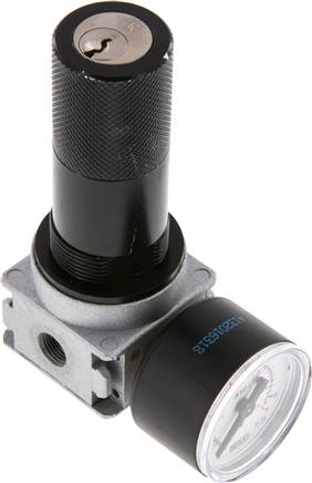 MULTIFIX Druckregler, G 1/8", 0,5 - 10bar, Baureihe 0, 1450 l/min, abschließbar