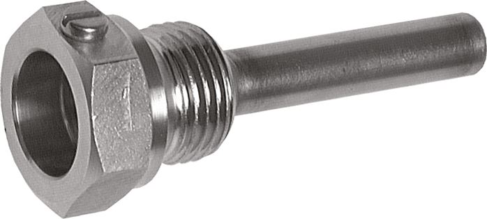 Schutzrohr zum Einschrauben (G 1/2"), 200mm, 1.4571 Typ TR 200 BUND ES