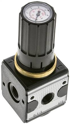 MULTIFIX Manometerregler, Reihenmontage, G 1/4", Multifix 1  0,1-3 bar