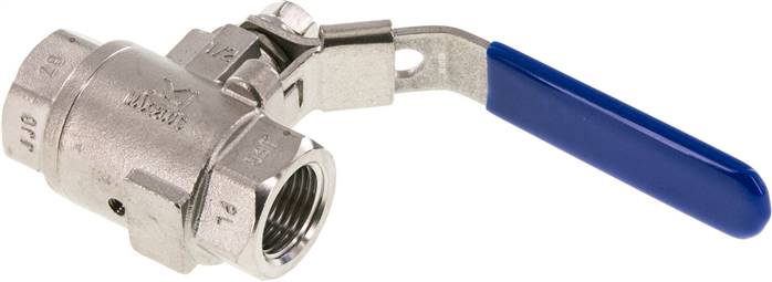 Edelstahl-Kugelhahn m. Entlüftungsbohrung G 1/2", PN 16