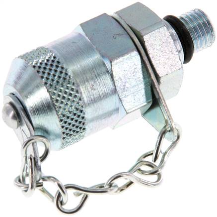 Messanschluss M16x2 - M 8x1 (AG), Stahl verzinkt