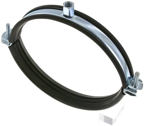 Rohrschelle 146 - 155mm,Stahl verzinkt mit Einlage, FISCHER