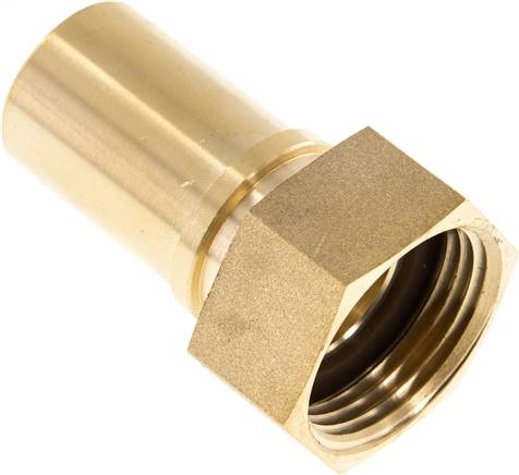 Schlauchtülle, EN14420-5 G 1"-25 (1")mm, Messing