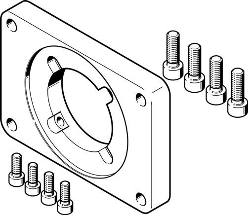 FESTO EAMF-A-95B-80G (3305700) Motorflansch