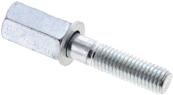 Aufbauschraube (je Klemmbackenpaar werden 2 Stück benötigt), Stahl verzinkt, Baugrösse 2