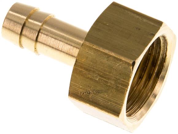 Aufschraub-Schlauchtülle G 1/2"-9 (3/8")mm, Messing