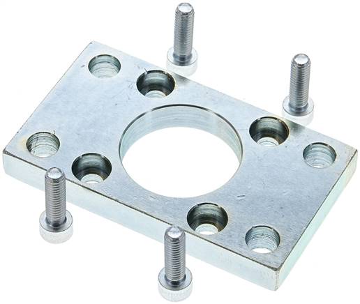 ISO 15552-Flanschbefestigung 40 mm, Stahl verzinkt