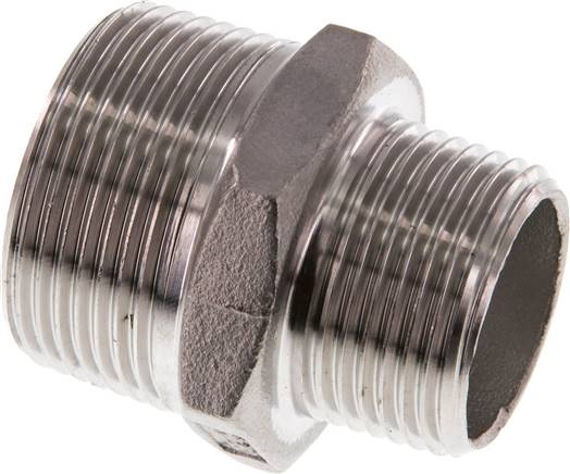 Doppelnippel R 1-1/4"-R 1", 1.4408