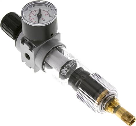 MULTIFIX Filterregler, G 1/8", 0,1 - 3bar, Baureihe 0, Kondensatablass automatisch