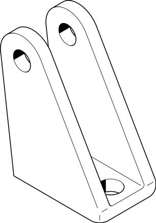 FESTO LBN-8/10 (6057) Lagerbock