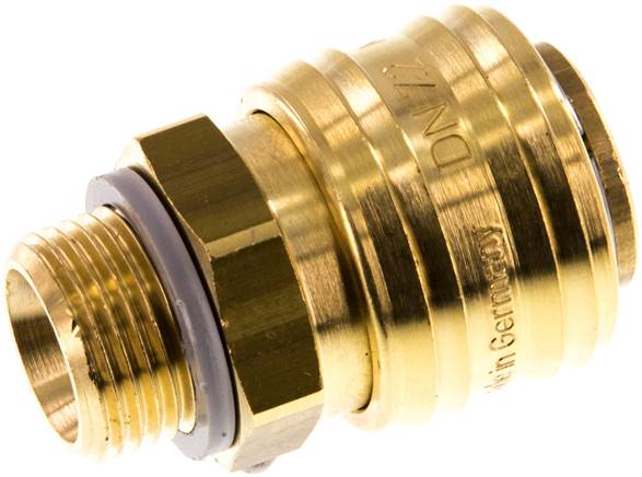 Schnellkupplung (NW7,2) G 3/8"(AG), Messing