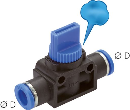 3/2-Wege-Absperrventil 12mm, IQS-Standard
