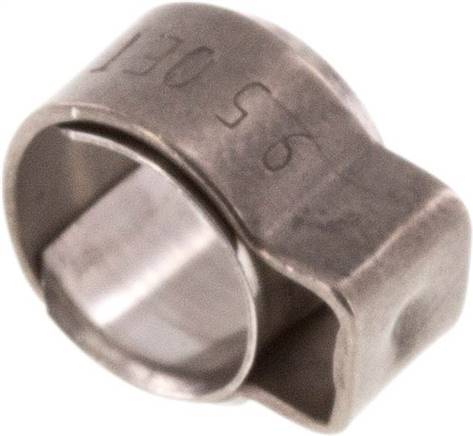 1-Ohr-Schlauchschelle 7,5 - 9mm, Edelstahl