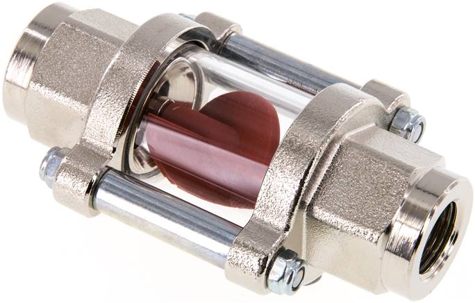 Flügelrad-Durchflussanzeige G 3/8", 1,1 - 5,5 l/min