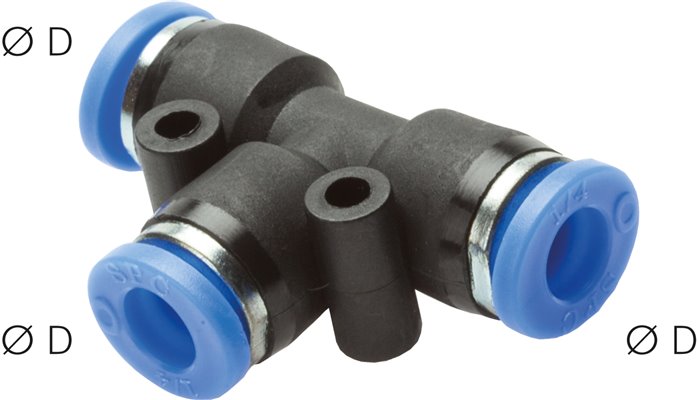 T-Steckanschluss 5/32" (3,97 mm), IQS-Inch