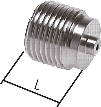 Manom.-Reduzierung G 1/4"(AG)-G 1/8"(IG). Messing, 15mm