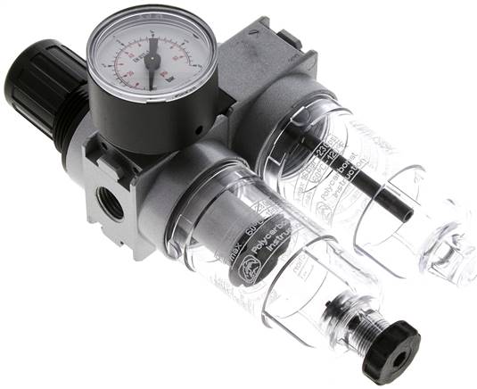 MULTIFIX Wartungseinheit (0), 2-tlg., G 1/4", 0,1 - 3 bar