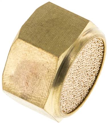Schalldämpfer G 3/8", Sinterbronze, Innengewinde