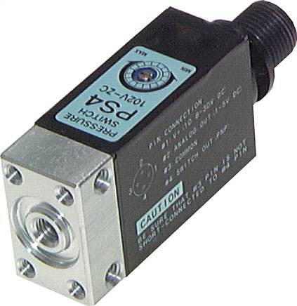 elektron. Druckschalter 0 - 1 bar, M 12-Stecker (A-codiert, 4-polig)