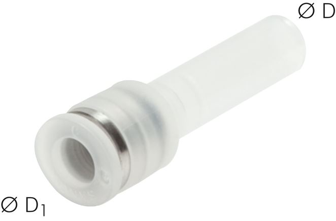 Reduzierung 8mm Stecknippel x 6mm Schlauch, IQS-PP