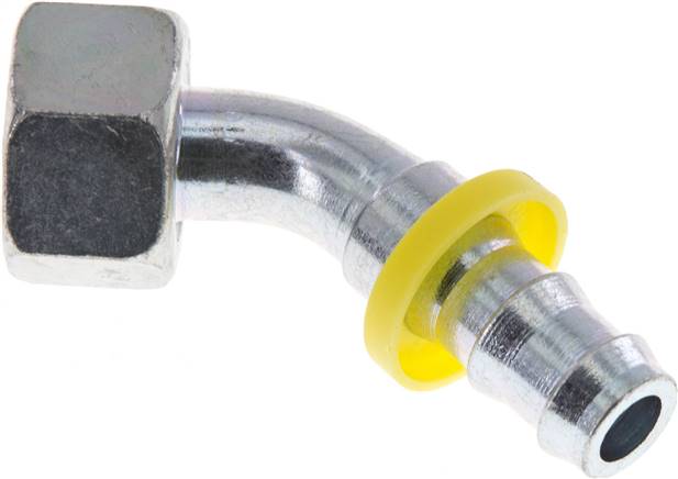 45°-Steckanschluss 15 L Überwurfmutter, 12,7mm GSP-Schl