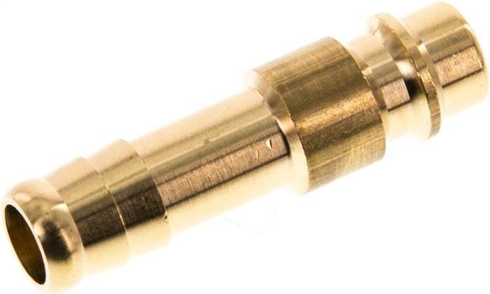 Kupplungsstecker (NW7,2) 10mm Schlauch, Messing
