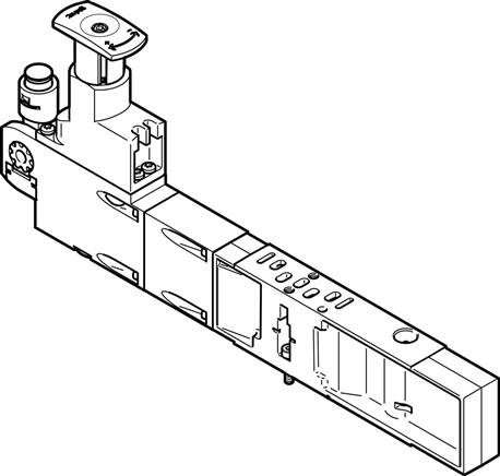 FESTO VABF-S4-2-R1C2-C-6E (560758) Reglerplatte