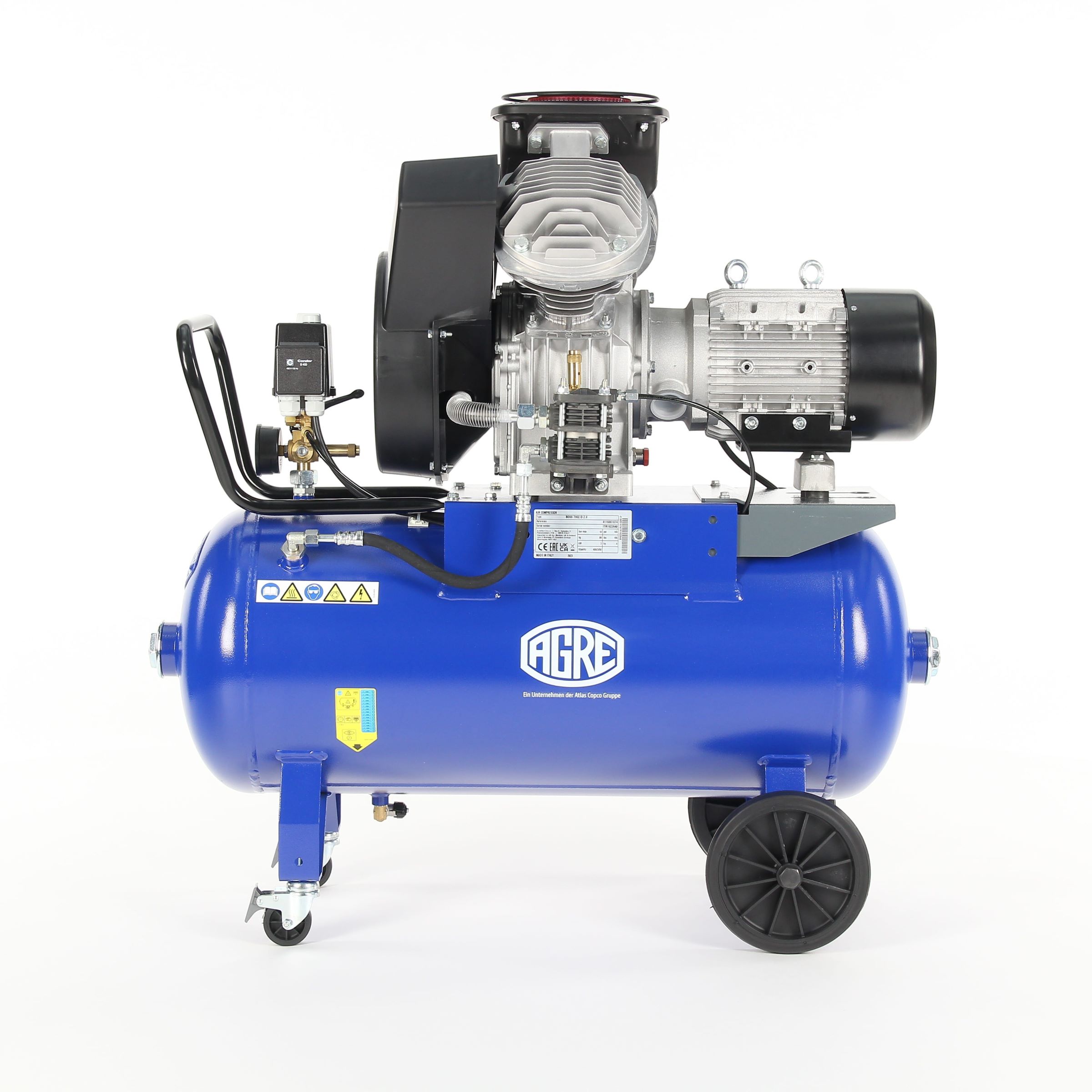 AUSSTELLER I AGRE Industrie-Kolbenkompressor Typ BOSS 7002 D 2.0 fahrbar, 4116002223