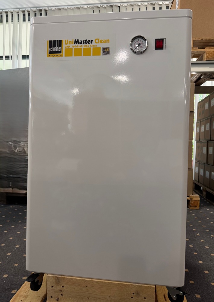Compressore Schneider UNM 360-8-40 WXS Clean con cofano fonoassorbente - senza olio H342100 DGKH342100
