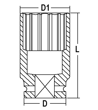 Rodcraft 1/2" Nuß lang SW21 PVC Modell R421MWP