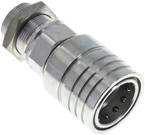 Schott-Steckkupplung ISO7241-1A, Muffe Baugr.6, 28 L (M36x2)