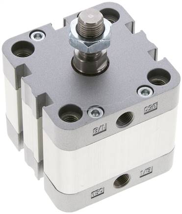 ISO 21287-Zylinder, doppeltw., Kolben 50mm, Hub 15mm, Kolbenstange AG