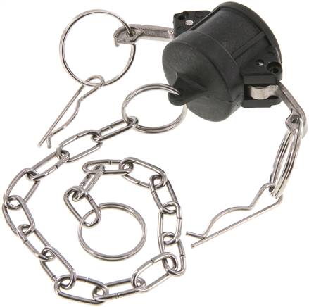 Kamlock-Verschlusskappe (DC) 3/4", Polypropylen