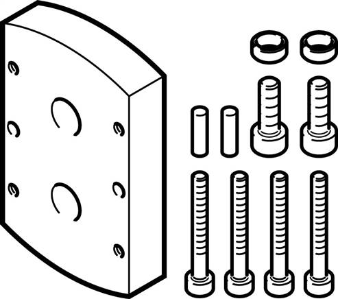 FESTO DHAA-G-Q11-35-B5-25 (2180954) Adapterbausatz