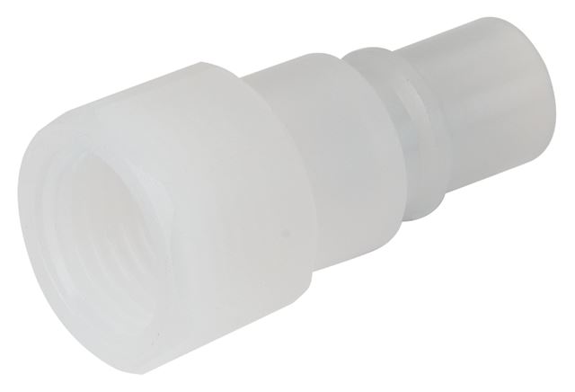 Kupplungsstecker (NW7,2) G 1/2", PVDF absperrend (IG)