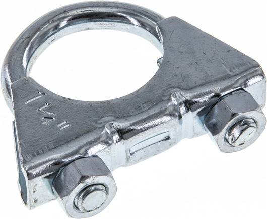 Bügelschelle komplett, 32mm, Stahl verzinkt